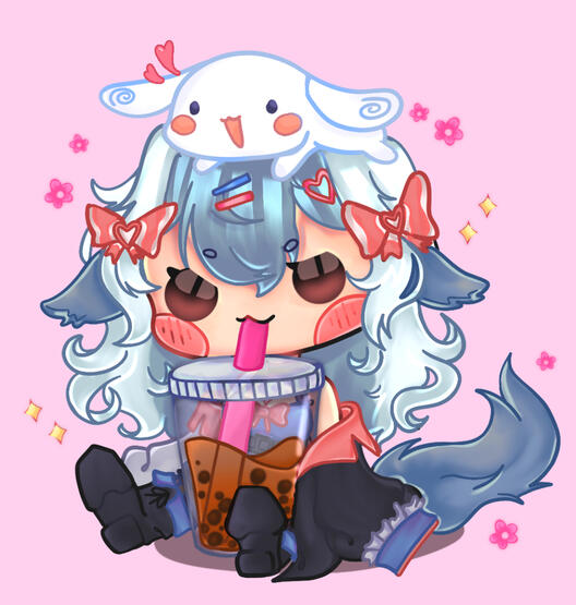 Twitch Panel Doll by @mewnillaa