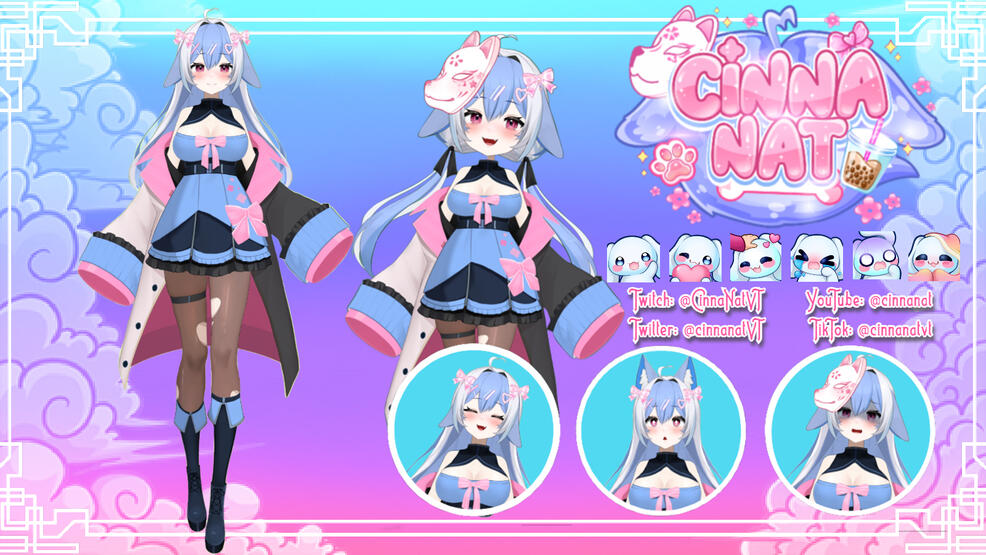 1st Model Reveal Sheet made by me!