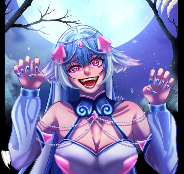 Halloween gifted art by @yumemin_01